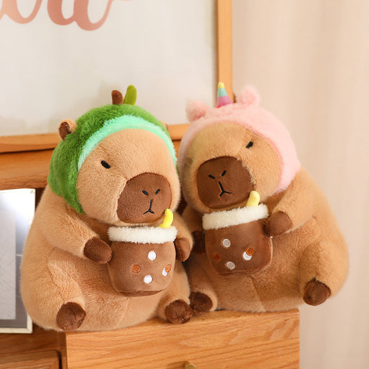 Capybara Plüschtier in verschiedenen niedlichen Varianten - Stofftier