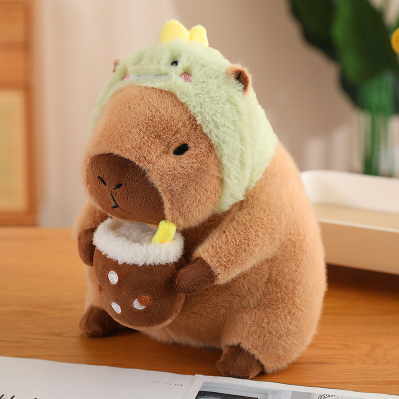 Capybara Plüschtier in verschiedenen niedlichen Varianten - Stofftier