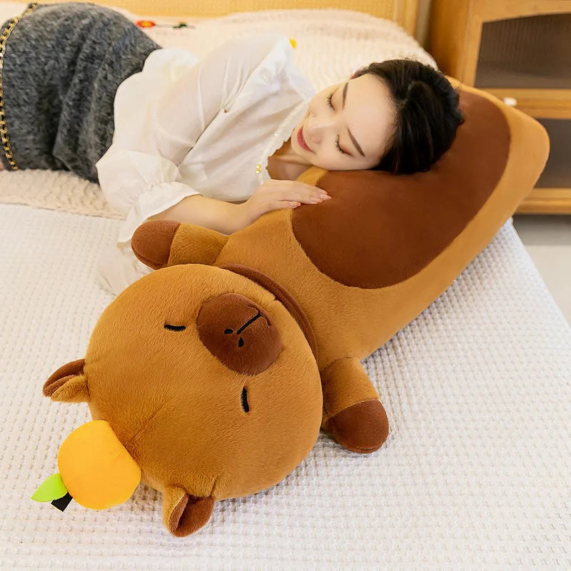 Capybara Plüsch Liege -und Schlafkissen zum kuscheln