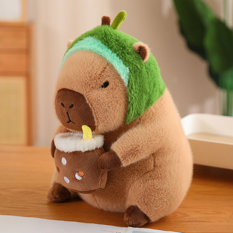 Capybara Plüschtier in verschiedenen niedlichen Varianten - Stofftier