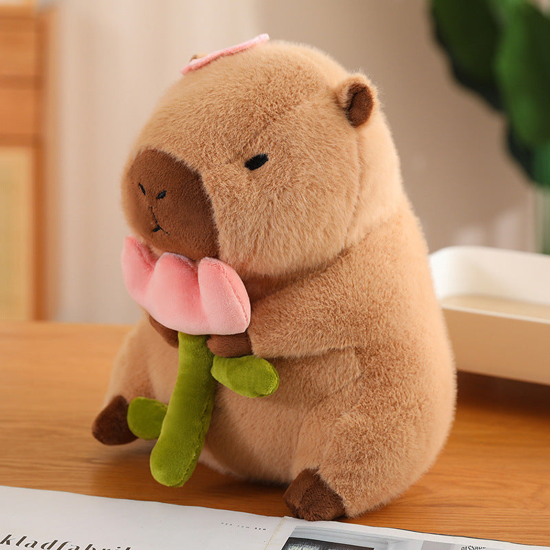 Capybara Plüschtier in verschiedenen niedlichen Varianten - Stofftier